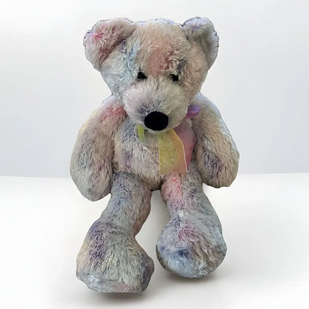 Mary Meyer Pastel Cotton Candy TEDDY BEAR Plush Rare‎ Retired 12